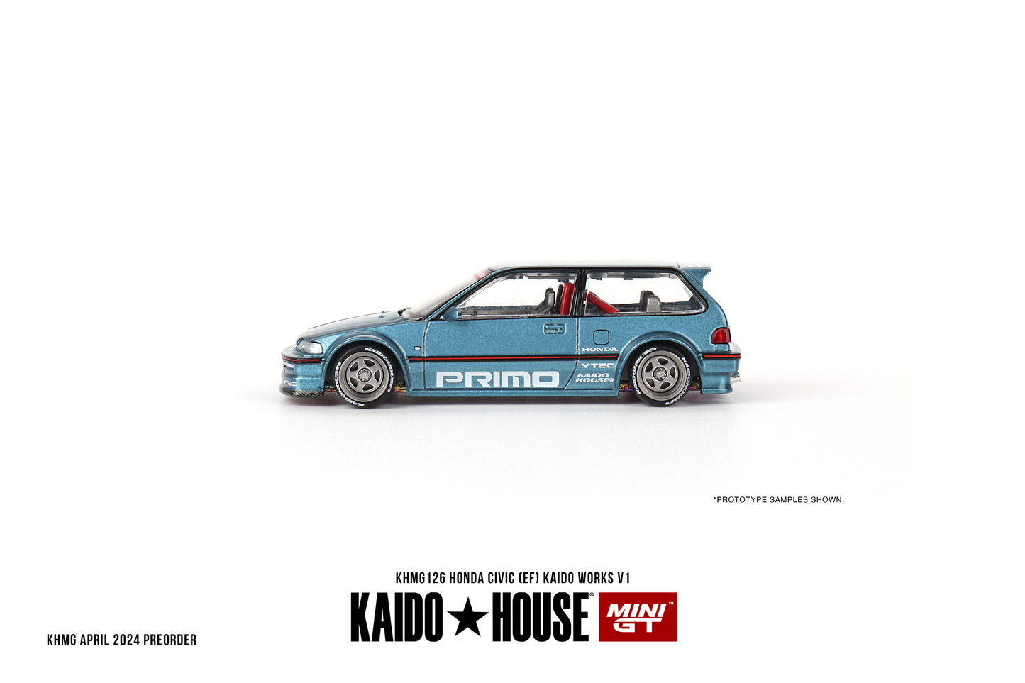 Honda Civic EF V1 KAIDO HOUSE Mini GT 1:64