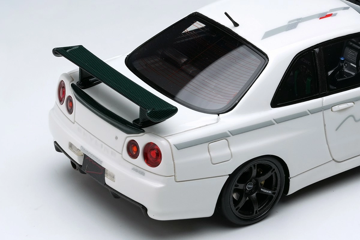 Mine's Skyline GT-R (BNR34) V-spec N1 Tokyo Auto Salon 2024 Make-Up 1:43