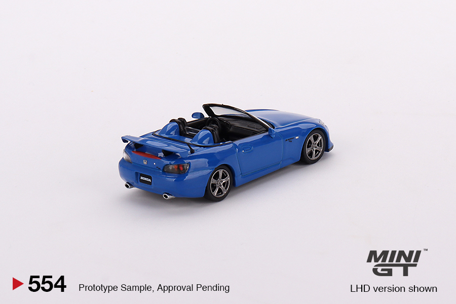 Honda S2000 CR Apex Blue Mini GT 1:64