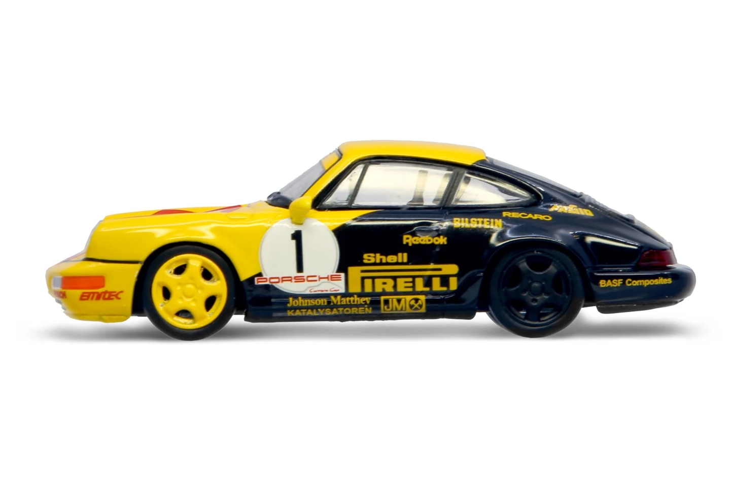 Set Combo Porsche 911 (964) Carrera Cup Shell Sparky 1:64