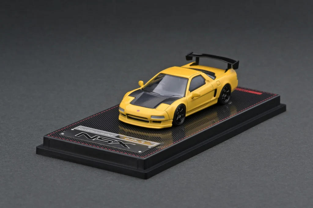 Honda NSX NA1 Yellow Ignition Model 1:64