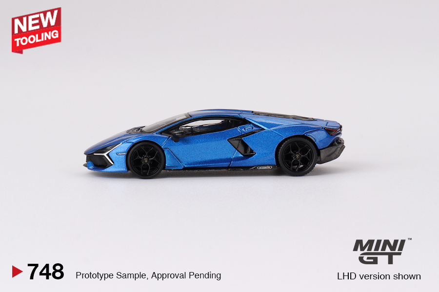 Lamborghini Revuelto Blu Eleos Mini GT 1:64