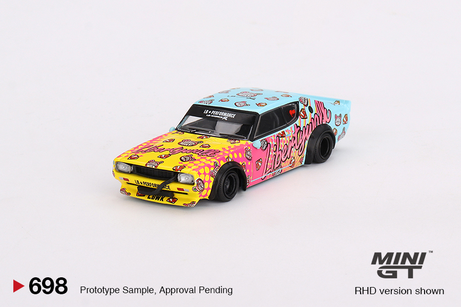 Nissan Skyline Kenmeri Liberty Walk LBWK KUMA Mini GT 1:64