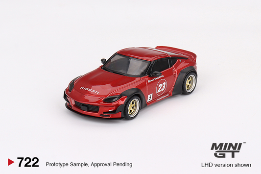 Nissan Z Pandem Passion Red Mini GT 1:64