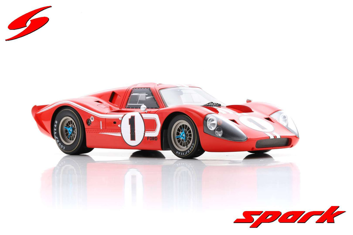 Ford GT40 MKIV #1 Winner Le Mans 1967 Spark 1:18