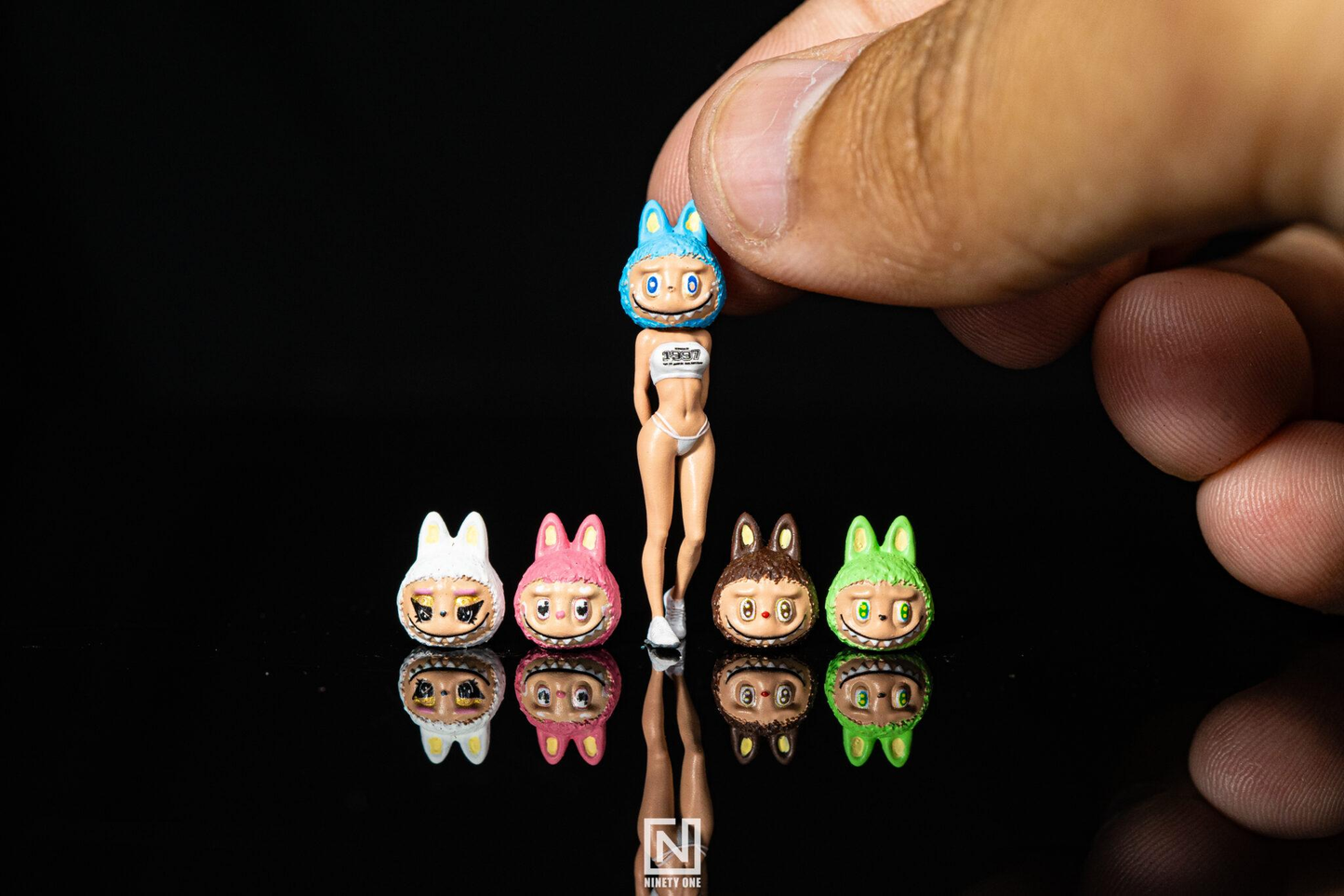 Figurine Laboo Boo avec têtes aléatoires by Real paint Ninety One 1:64