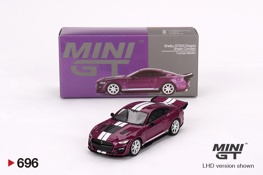 Shelby GT500 Dragon Snake Concept Fuchsia Metallic Mini GT 1:64