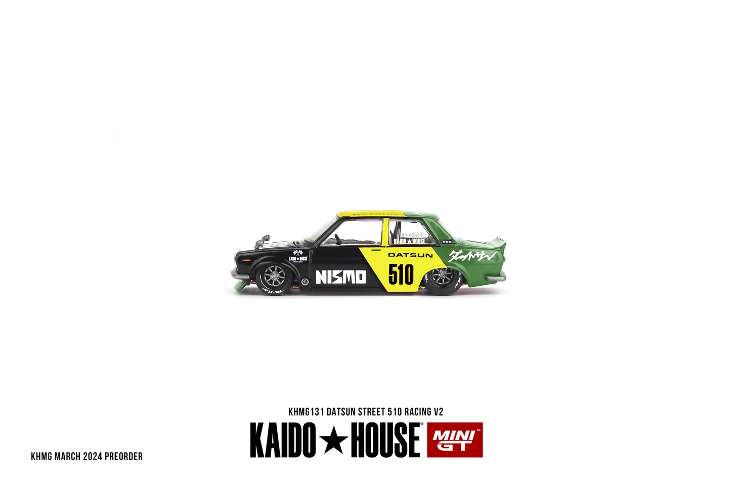 Datsun 510 Street Racing V2 KAIDO HOUSE Mini GT 1:64