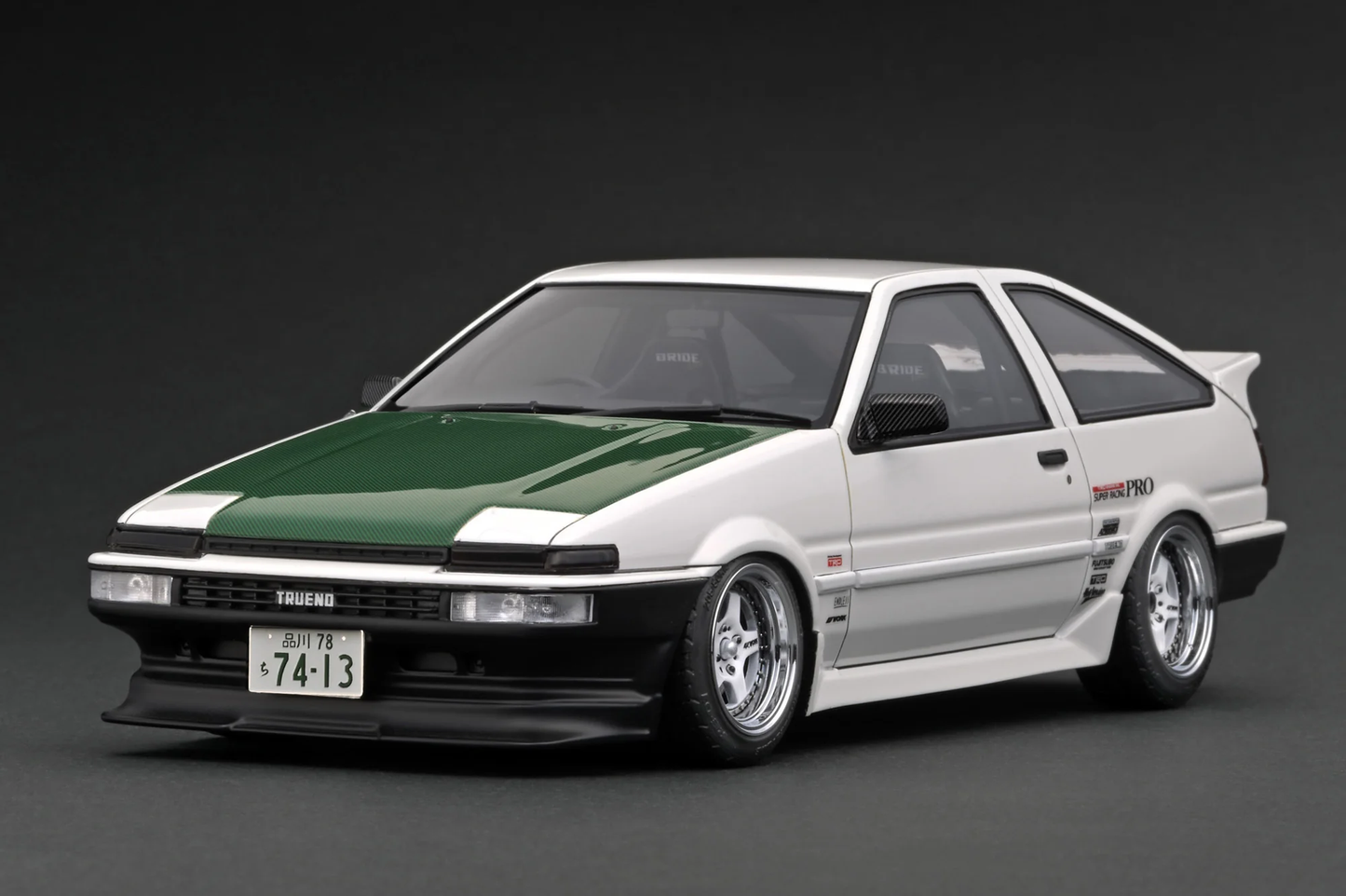 Toyota Sprinter Trueno AE86 miniature - Scale 1:18 - TK-Street Late version