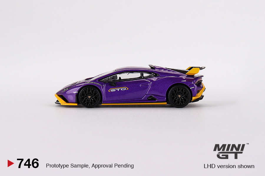 Lamborghini Huracan STO Viola Pasifae Mini GT 1:64