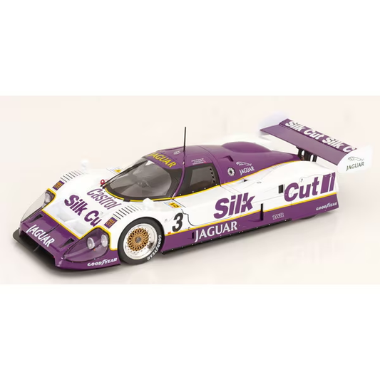 Jaguar XJR-12 #3 Winner 24h LeMans 1990 Brundle/Nielsen/Cobb Silk Cut 1:18 CMR