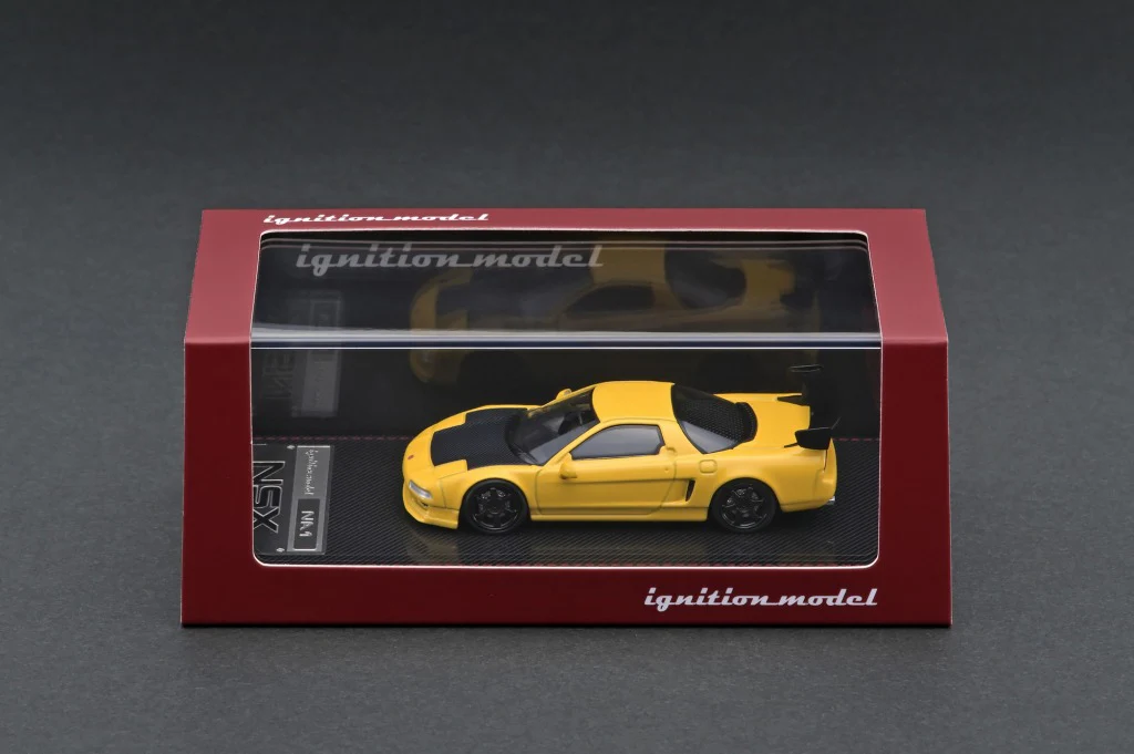 Honda NSX NA1 Yellow Ignition Model 1:64