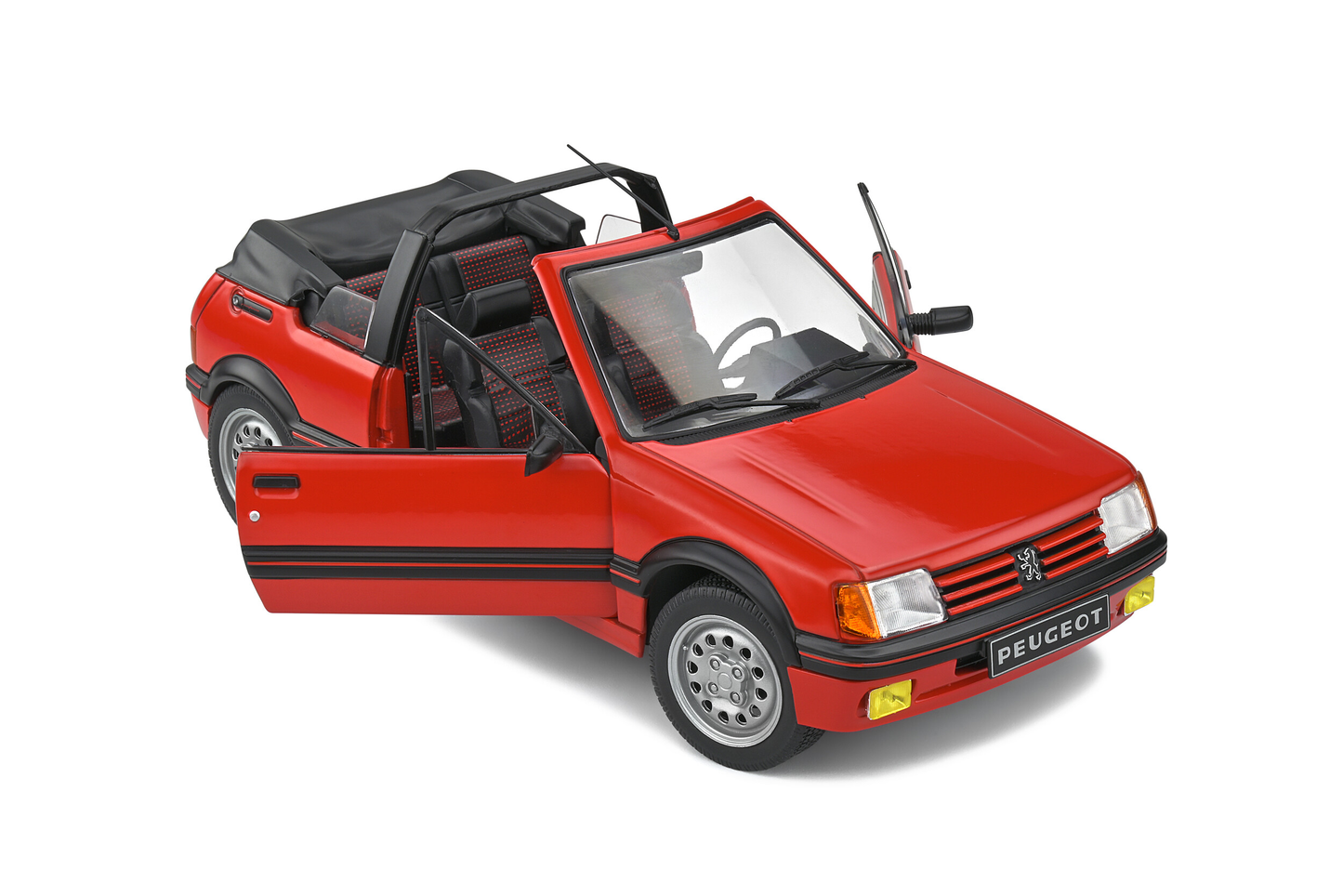 PEUGEOT 205 CTI 1986 Rouge Vallelunga Solido 1:18