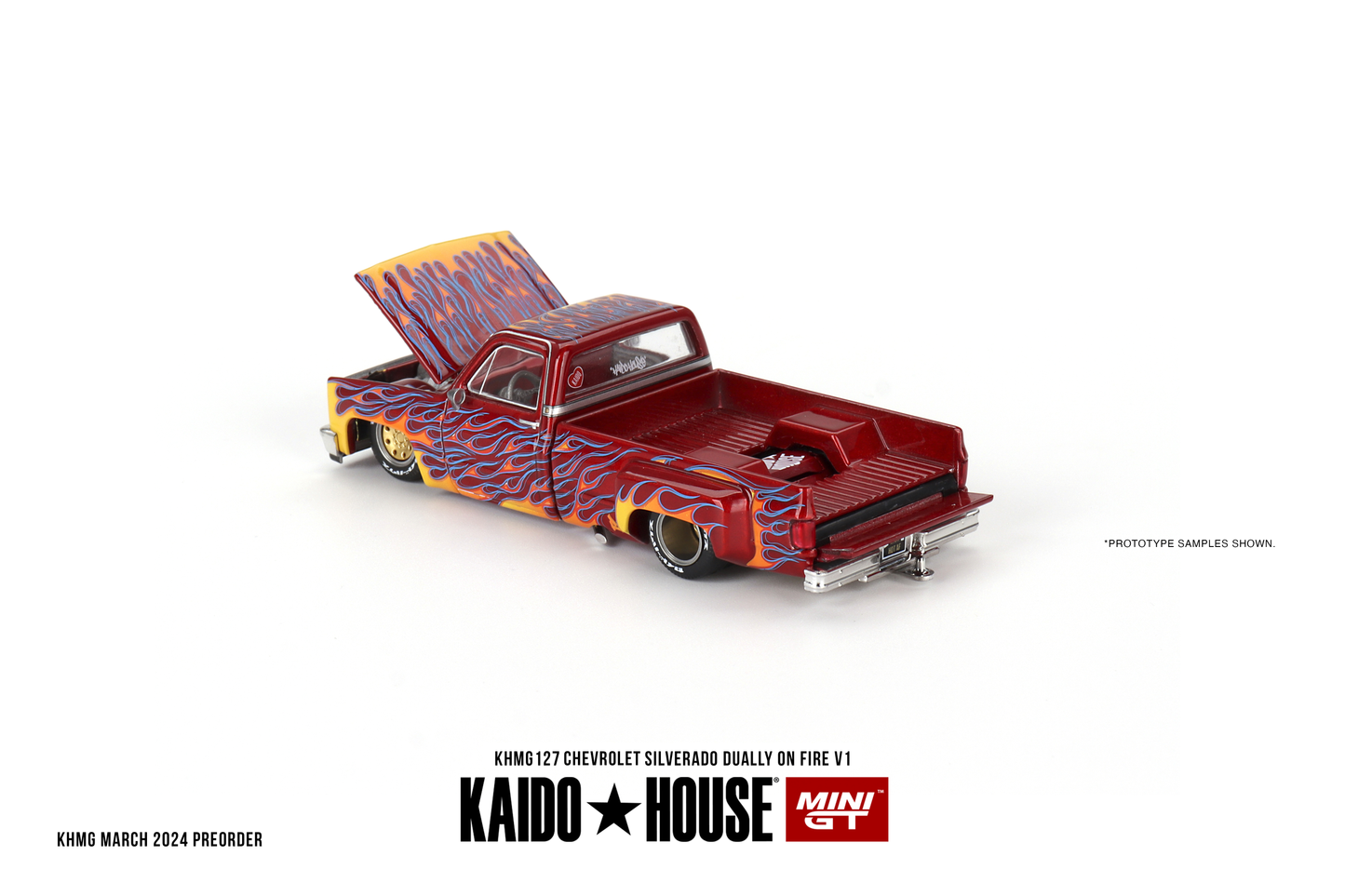 Chevrolet Silverado Dually One Fire V1 KAIDO HOUSE Mini GT 1:64