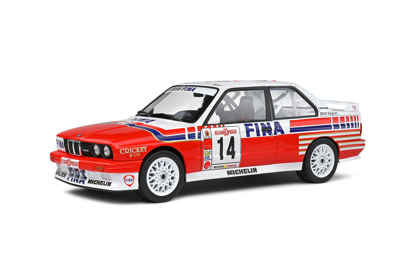 BMW E30 M3 1993 Belgium Procar Solido 1:18