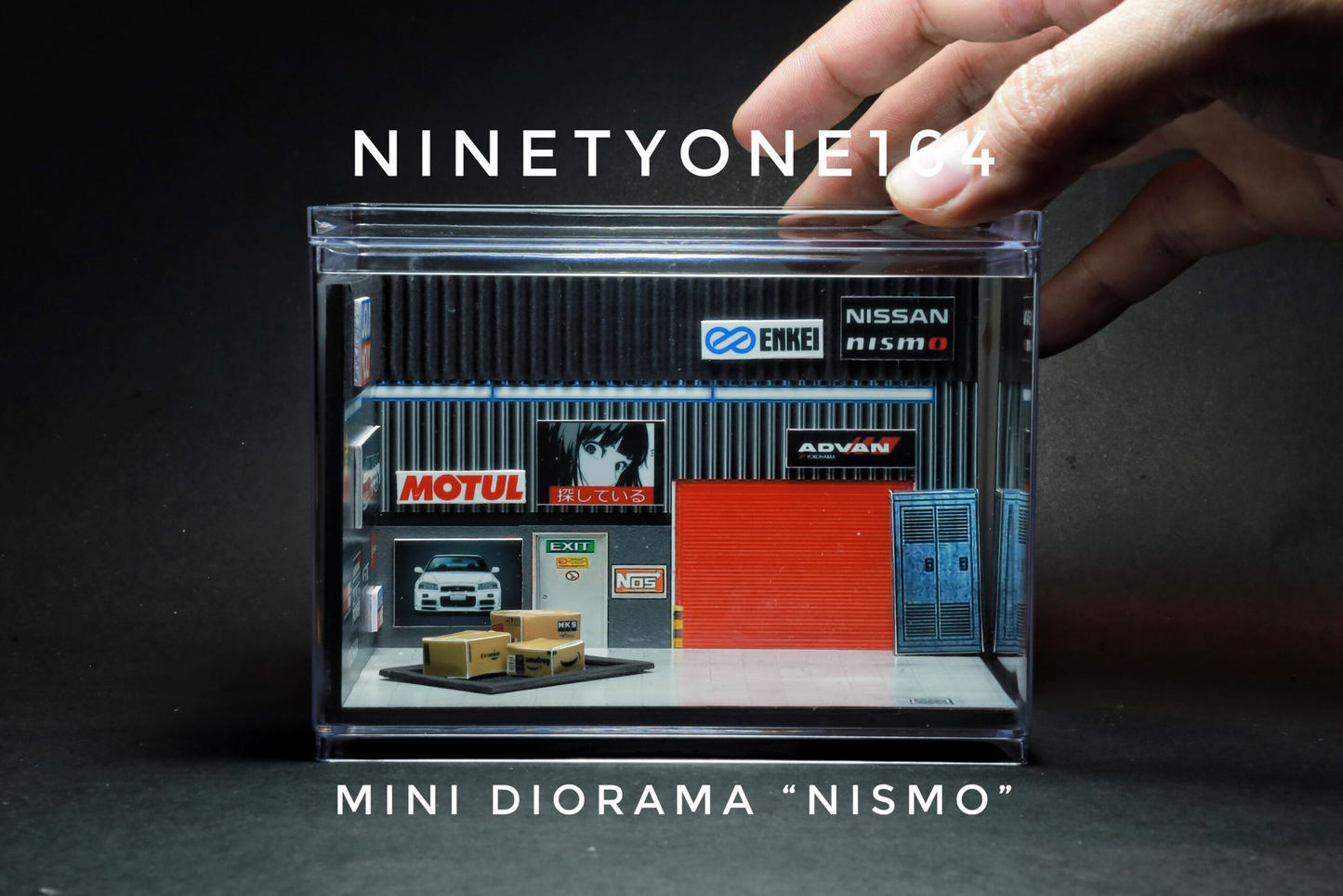 Box mini diorama "NISMO" Ninety One 1:64