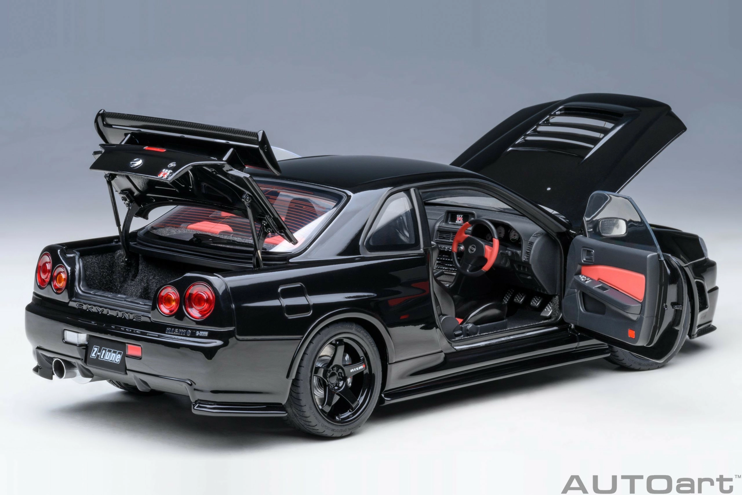 Nissan Skyline GT-R (R34) Z-tune Black Pearl AUTOart 1:18