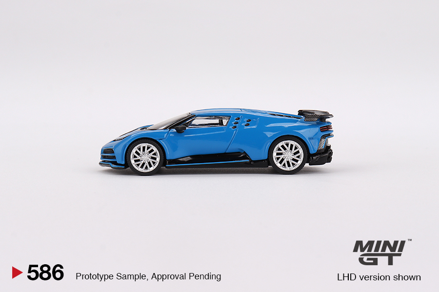 Bugatti Centodieci Blu Bugatti Mini GT 1:64