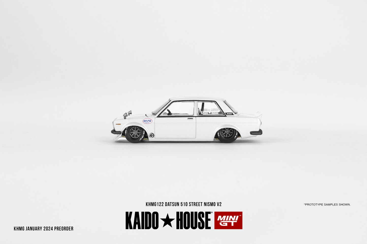 Datsun 510 Street Nismo V2 KAIDO HOUSE Mini GT 1:64