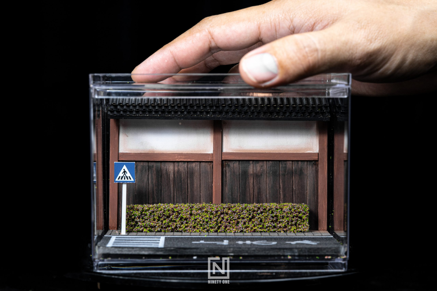 Box mini diorama "JDM ROAD" Ninety One 1:64