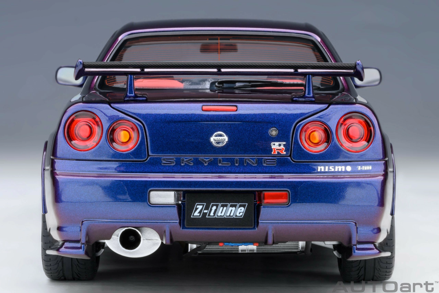 Nissan Skyline GT-R (R34) Z-tune Midnight Purple III AUTOart 1:18