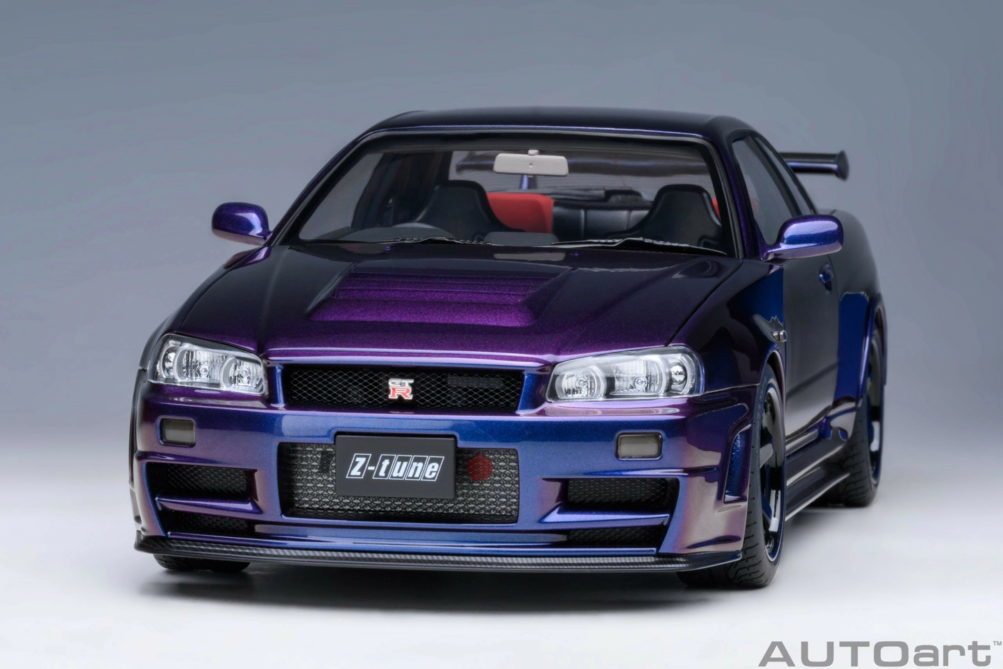 Nissan Skyline GT-R (R34) Z-tune Midnight Purple III AUTOart 1:18