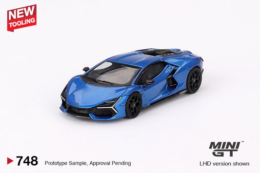 Lamborghini Revuelto Blu Eleos Mini GT 1:64