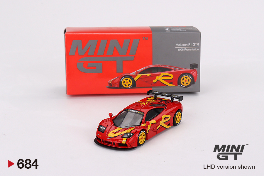 McLaren F1 GTR 1996 Presentation Mini GT 1:64