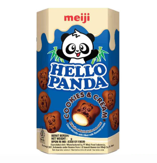 Meiji Hello Panda Cookie and Cream 42g !! Indonesia !!