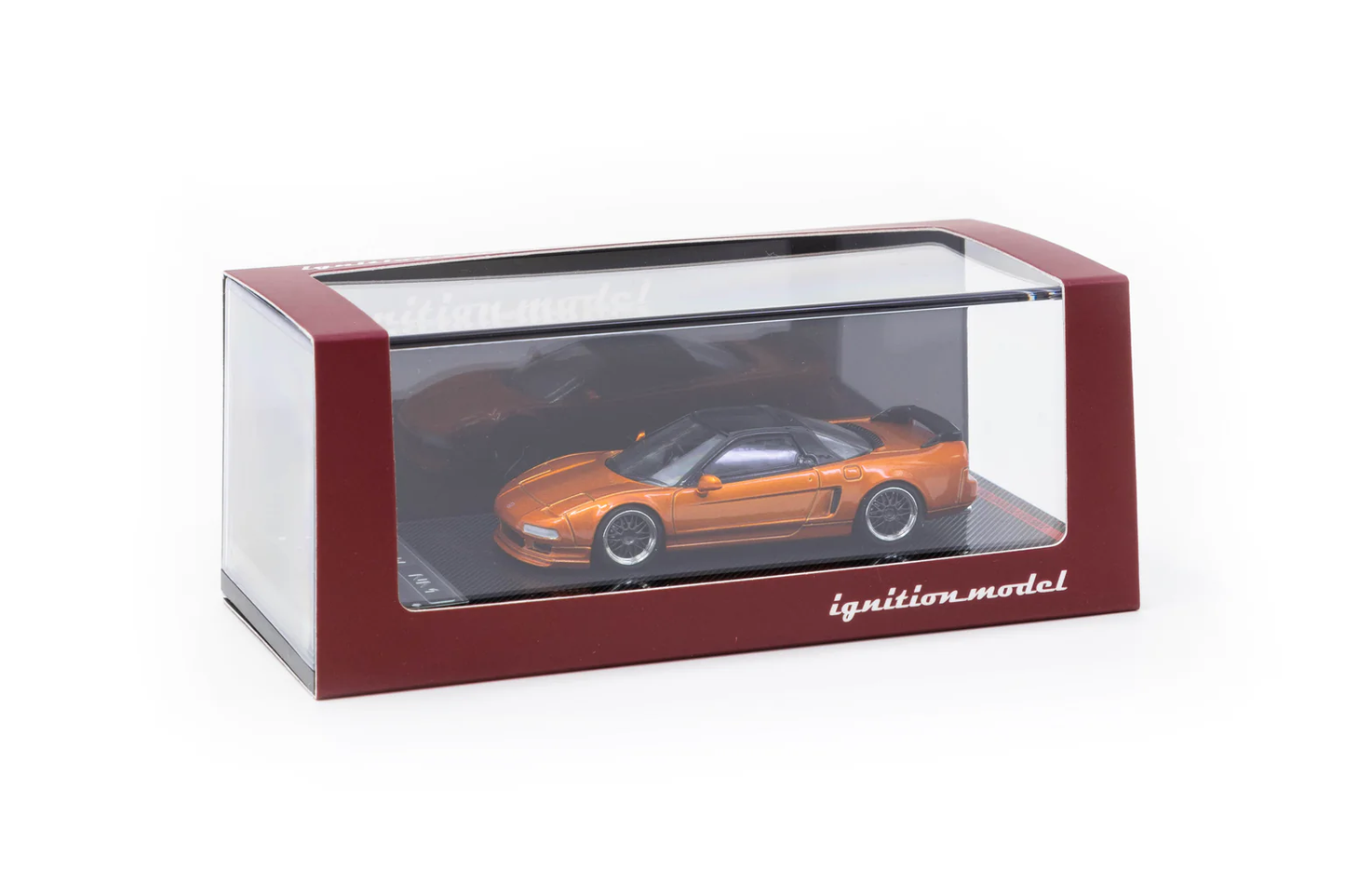 Honda NSX NA1 Orange Metallic Ignition Model 1:64