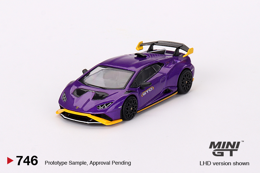 Lamborghini Huracan STO Viola Pasifae Mini GT 1:64