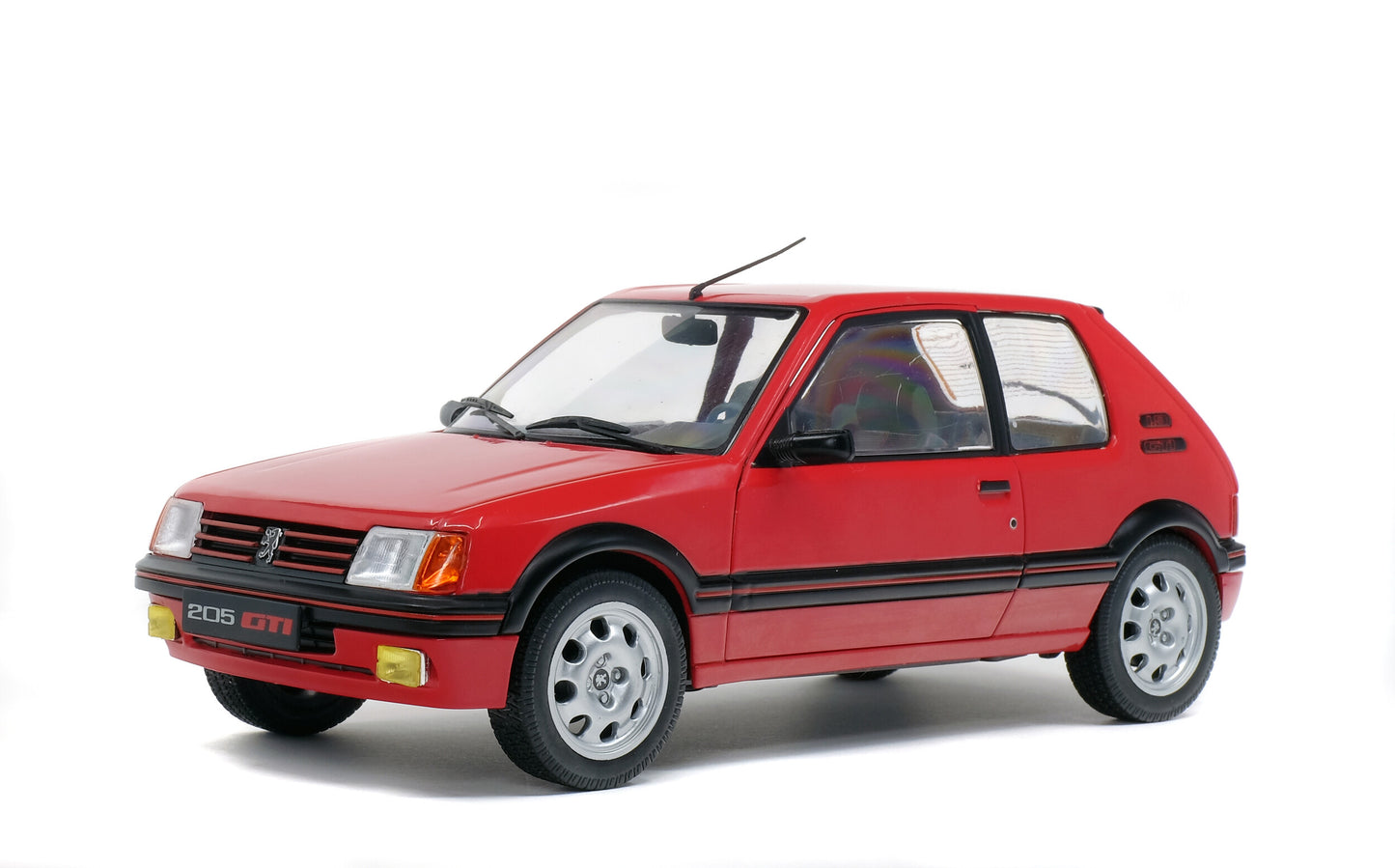 PEUGEOT 205 GTI 1.9L 1988 Rouge Vallelunga Solido 1:18