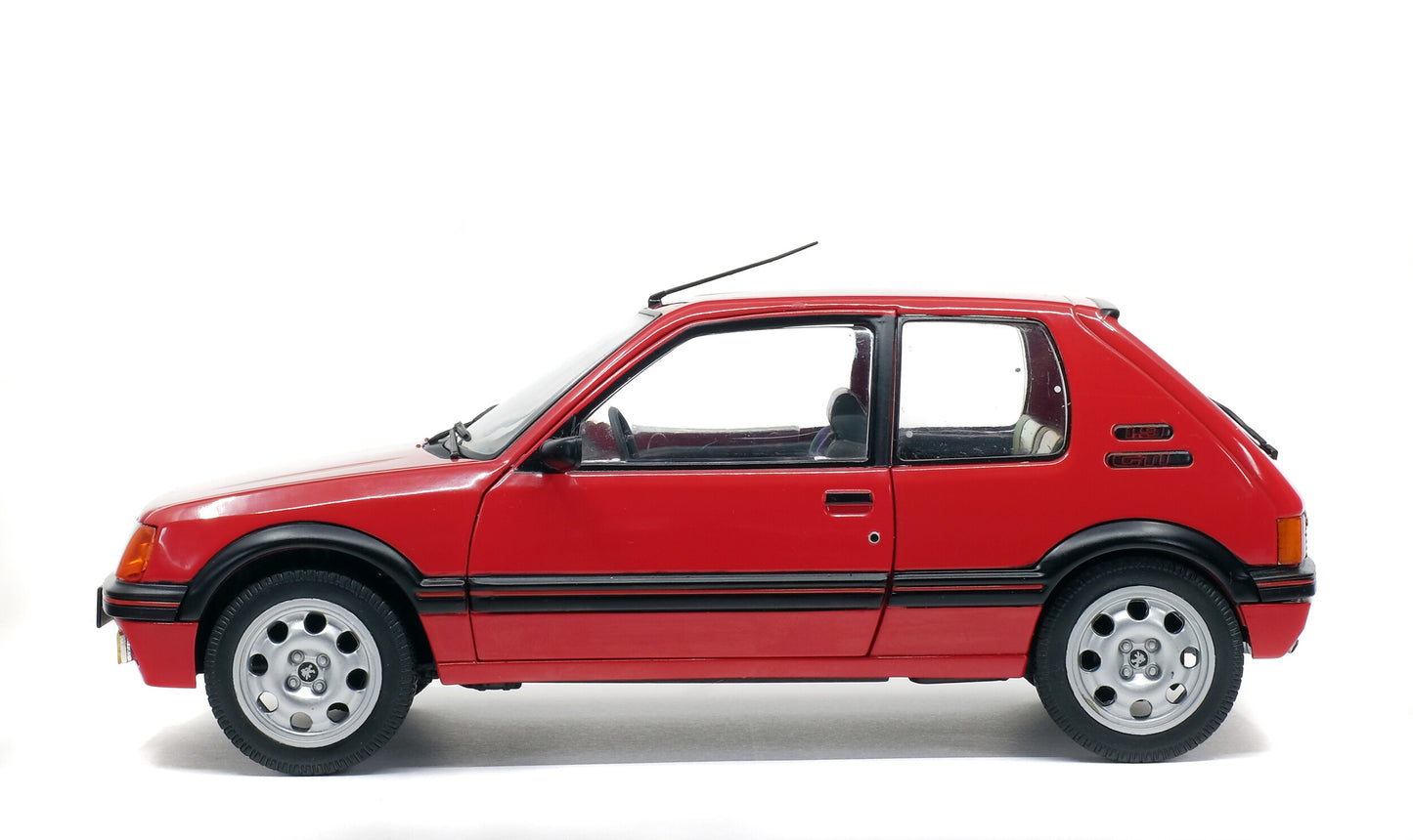 PEUGEOT 205 GTI 1.9L 1988 Rouge Vallelunga Solido 1:18