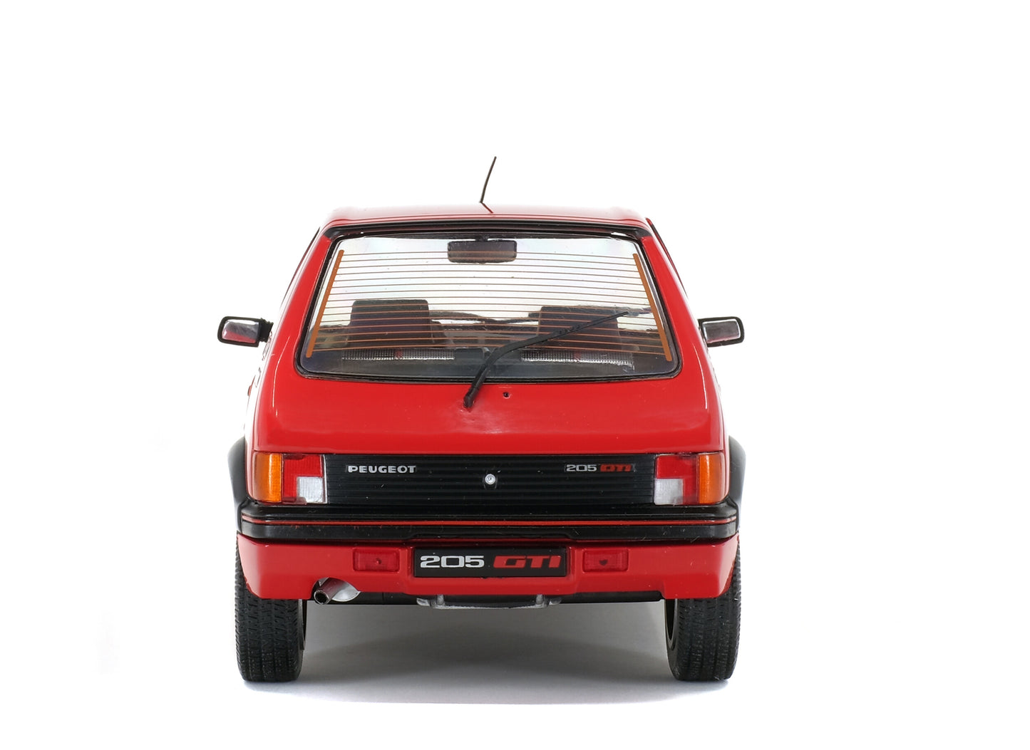 PEUGEOT 205 GTI 1.9L 1988 Rouge Vallelunga Solido 1:18