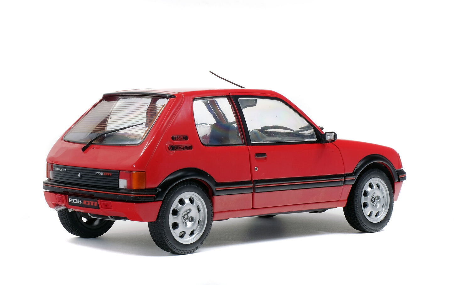 PEUGEOT 205 GTI 1.9L 1988 Rouge Vallelunga Solido 1:18