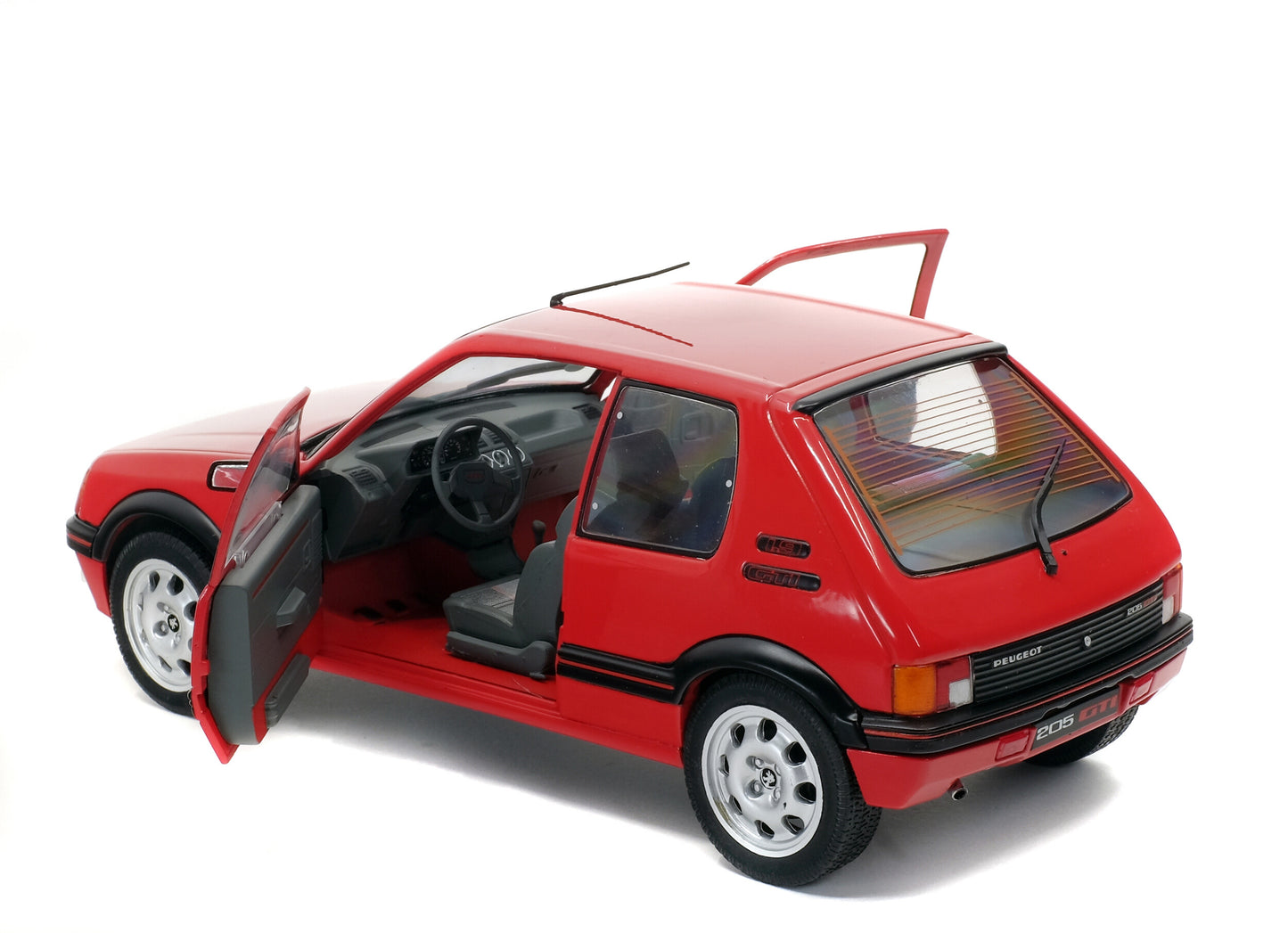 PEUGEOT 205 GTI 1.9L 1988 Rouge Vallelunga Solido 1:18