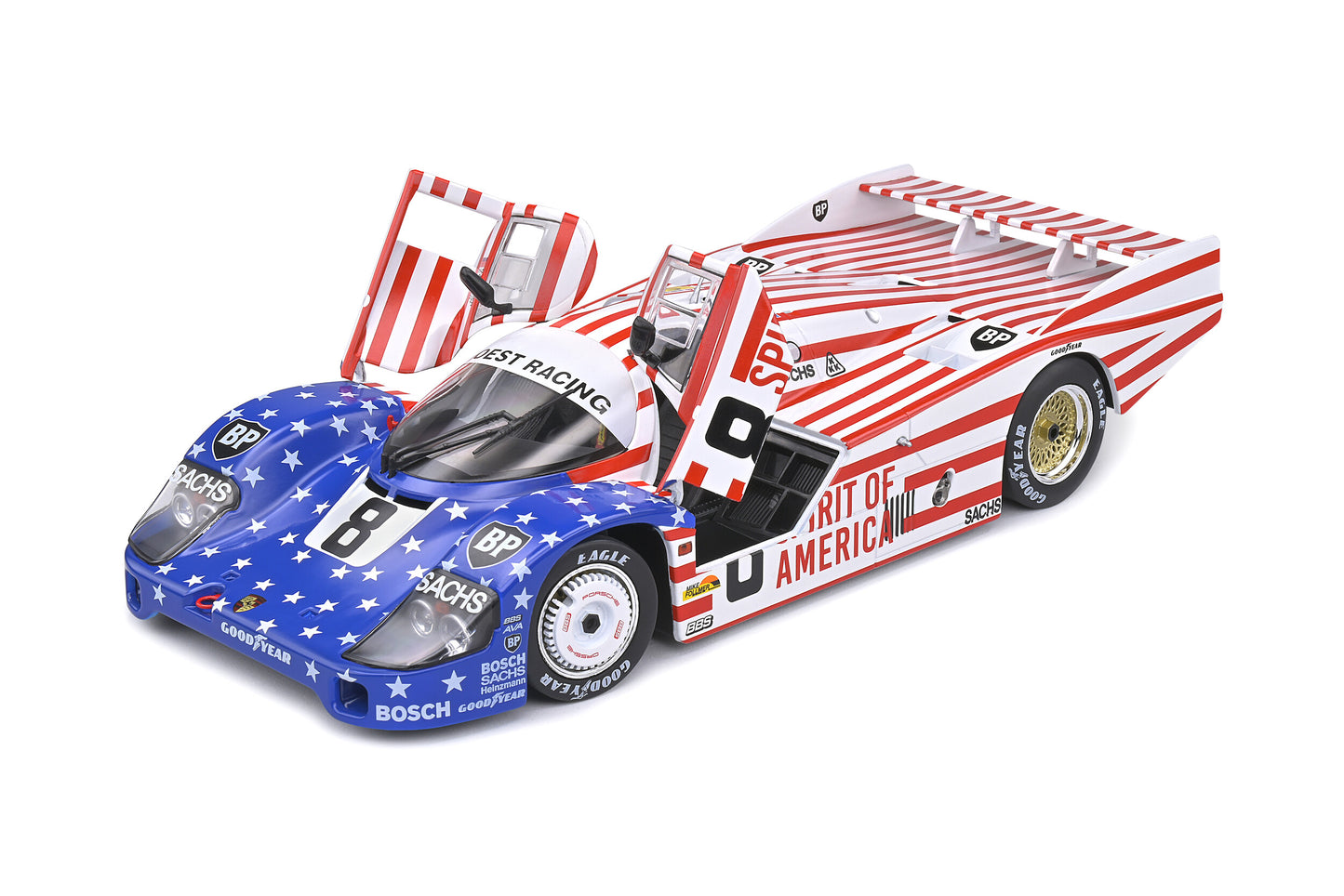 Porsche 956LH #8 24H Le Mans 1986 Solido 1:18